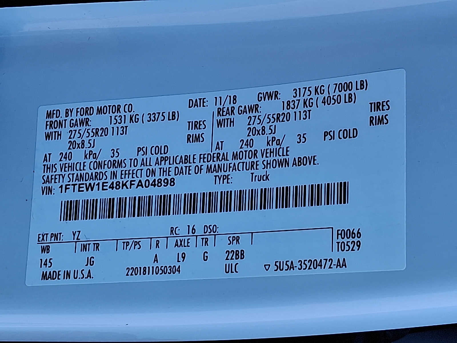 2019 Ford F-150 STX