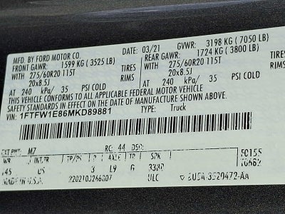 2021 Ford F-150 XL
