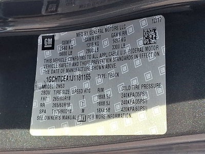 2018 Chevrolet Colorado 4WD LT