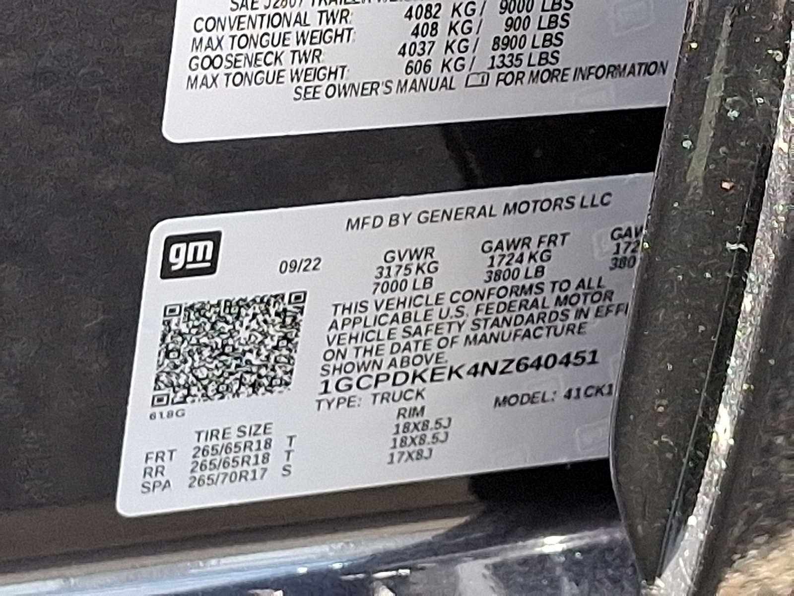 2022 Chevrolet Silverado 1500 LT (2FL)