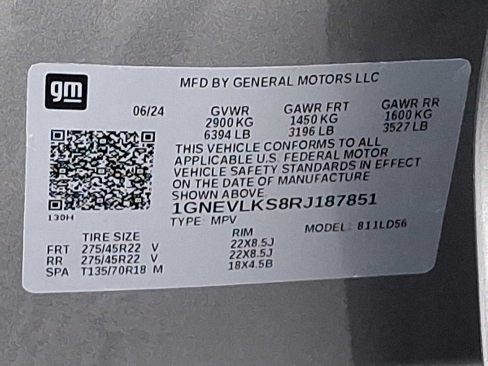 2024 Chevrolet Traverse RS