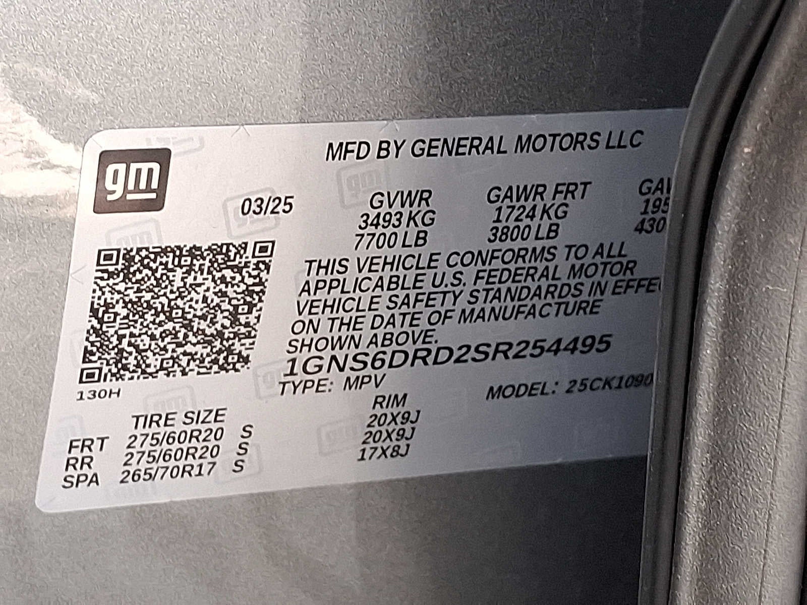 2025 Chevrolet Suburban Z71