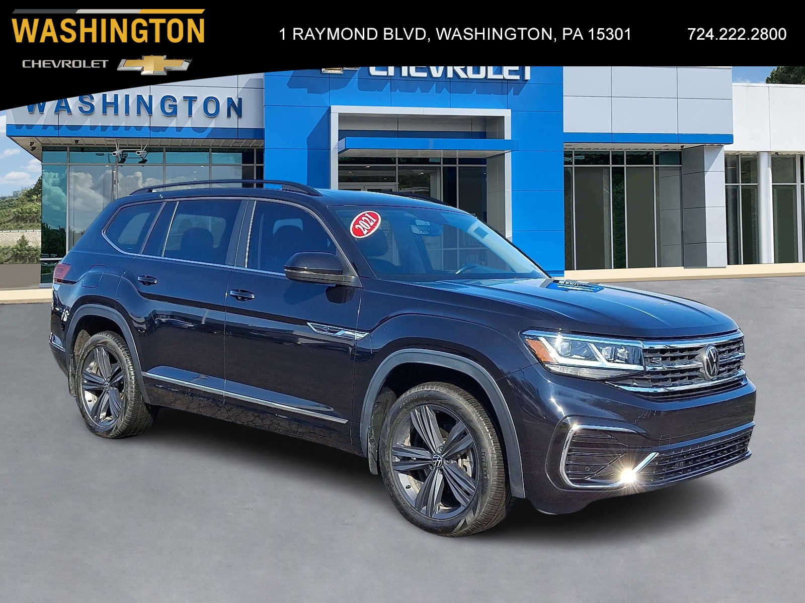 2021 Volkswagen Atlas 3.6L V6 SE w/Technology R-Line