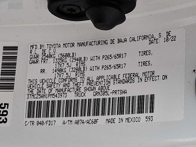 2023 Toyota Tacoma 4WD SR