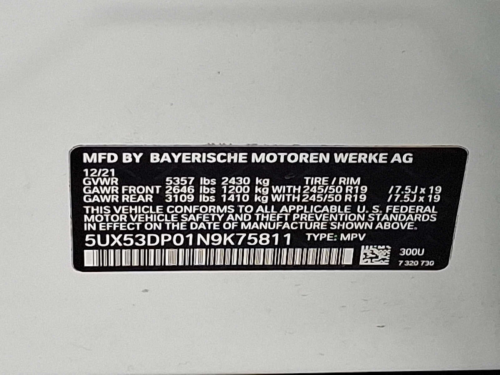 2022 BMW X3 xDrive30i