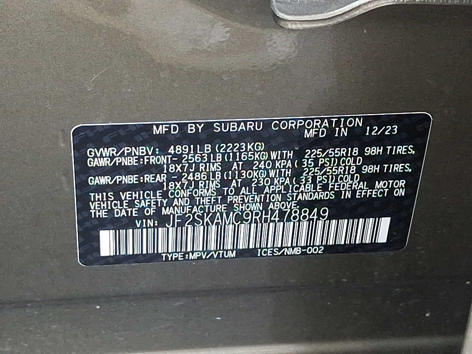 2024 Subaru Forester Touring