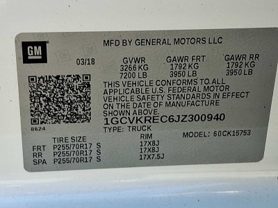 2018 Chevrolet Silverado 1500 LT