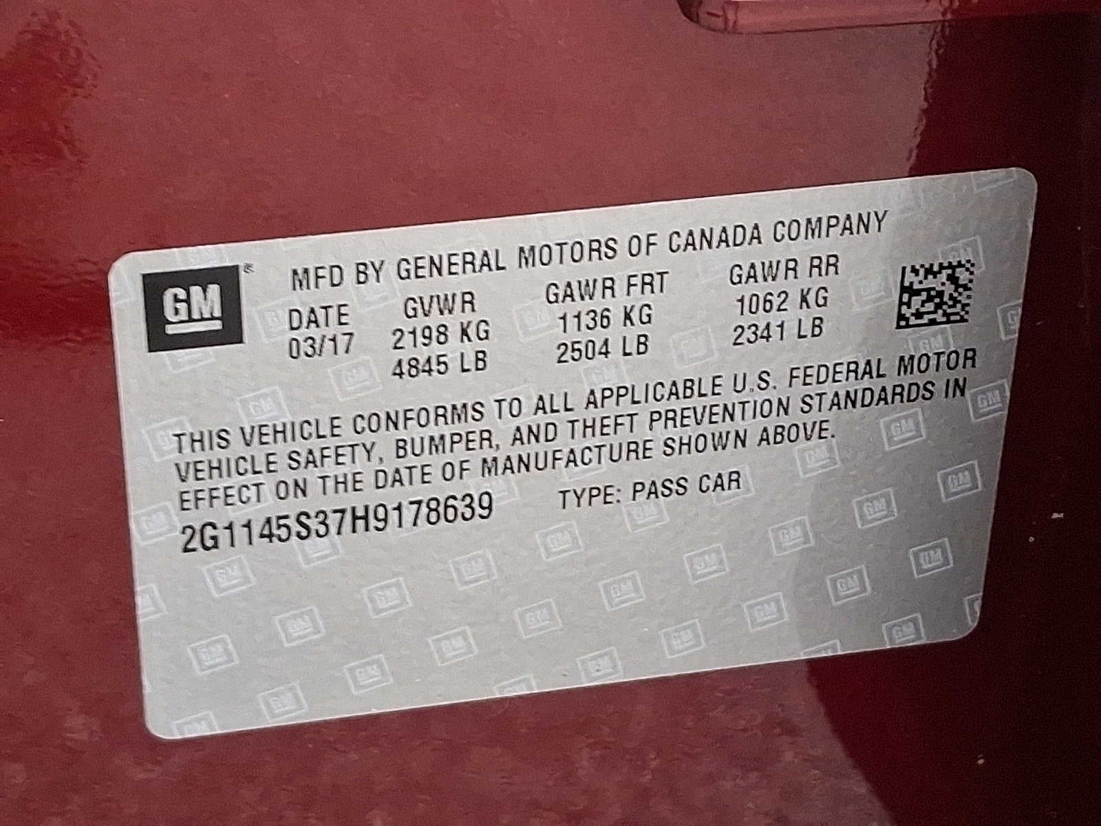 2017 Chevrolet Impala Premier