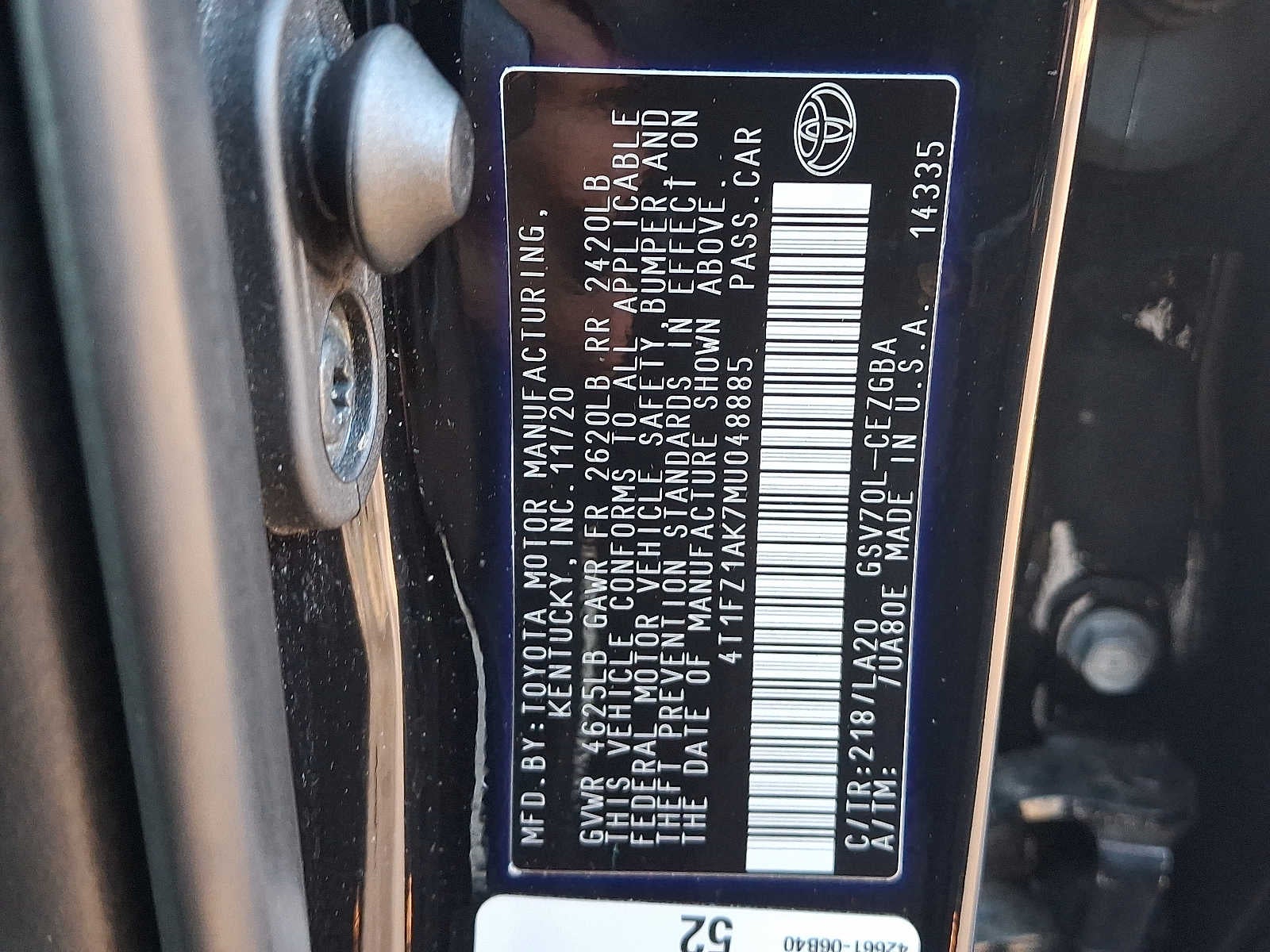 2021 Toyota Camry XLE V6