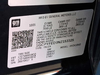 2022 Chevrolet Silverado 1500 LTD LT Trail Boss