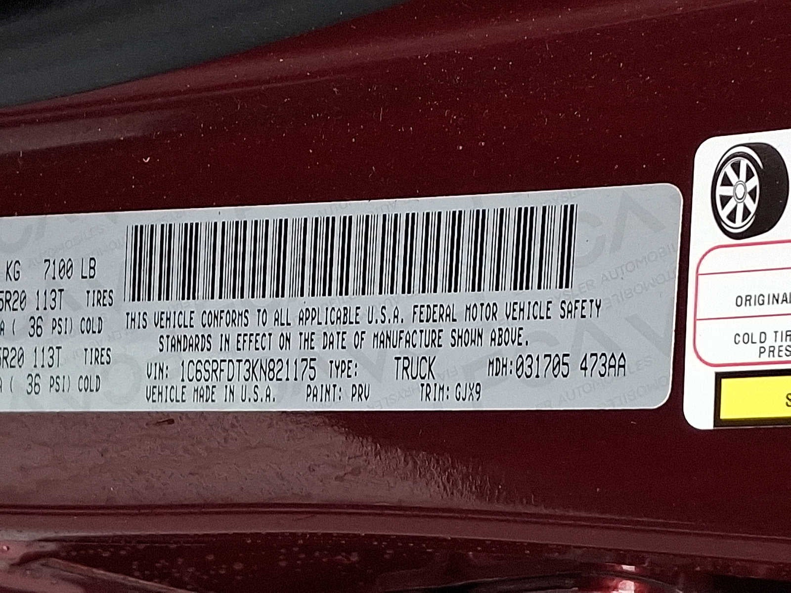 2019 RAM 1500 Laramie