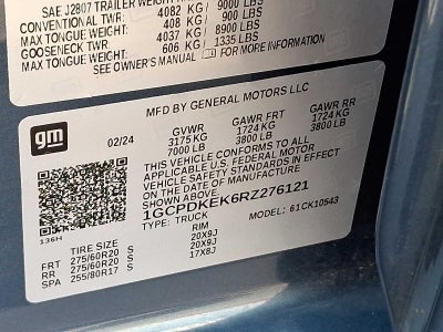 2024 Chevrolet Silverado 1500 LT (2FL)