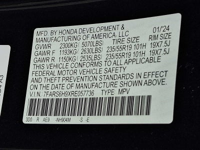 2024 Honda CR-V Hybrid Sport Touring