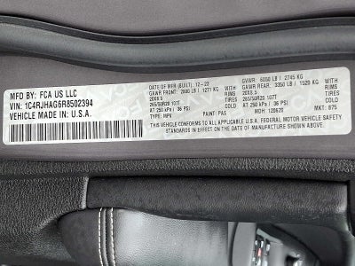 2024 Jeep Grand Cherokee Altitude X