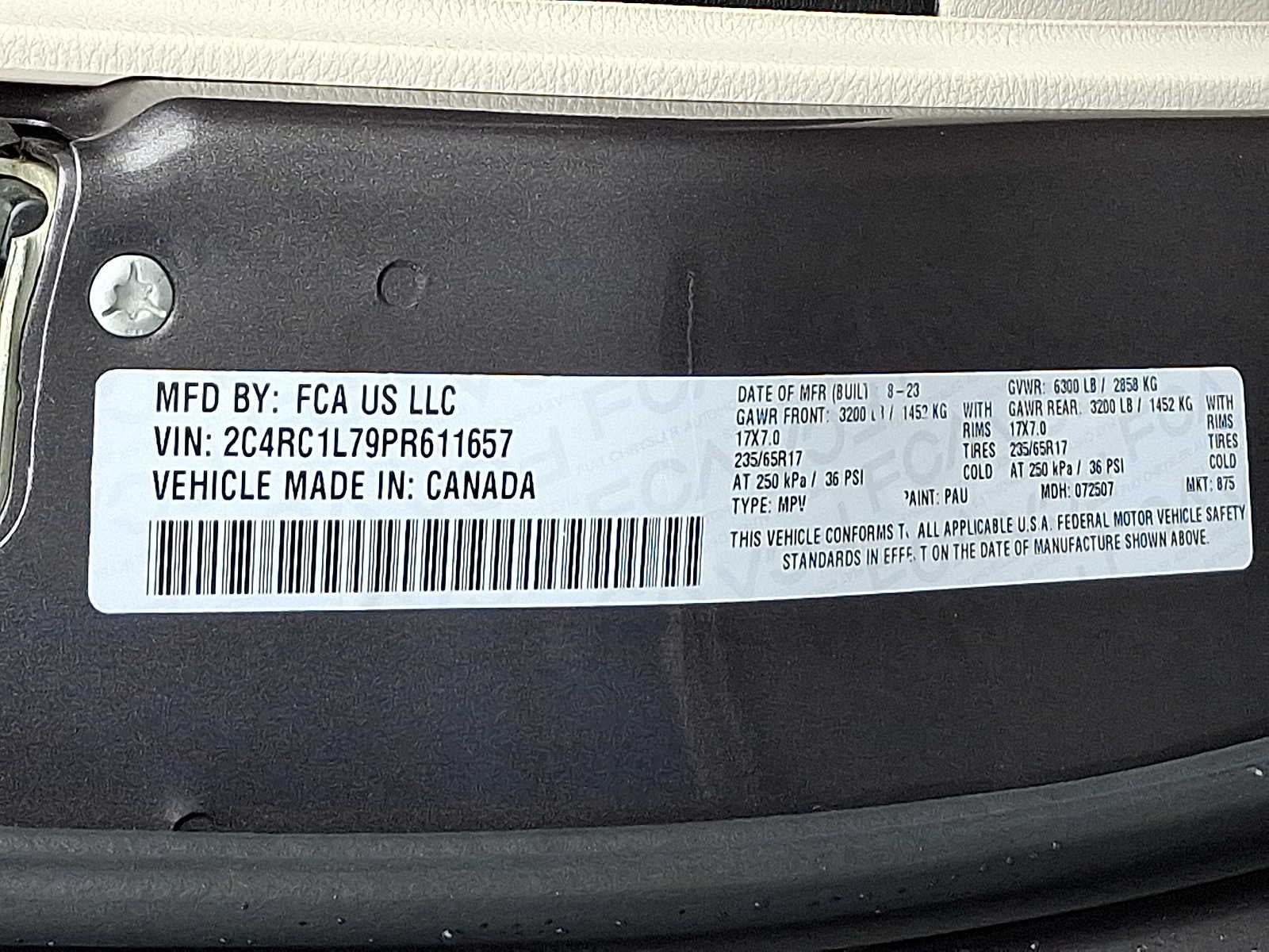 2023 Chrysler Pacifica Hybrid Touring L